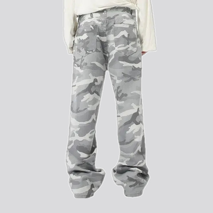 Stylish camo men's jeans