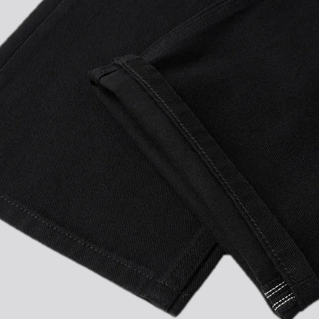 Mid rise casual midweight men's jeans