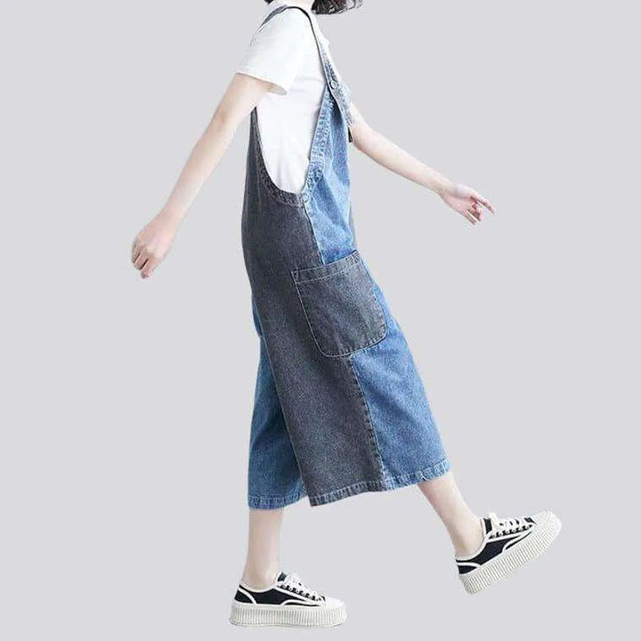 Trendy jean overall for women