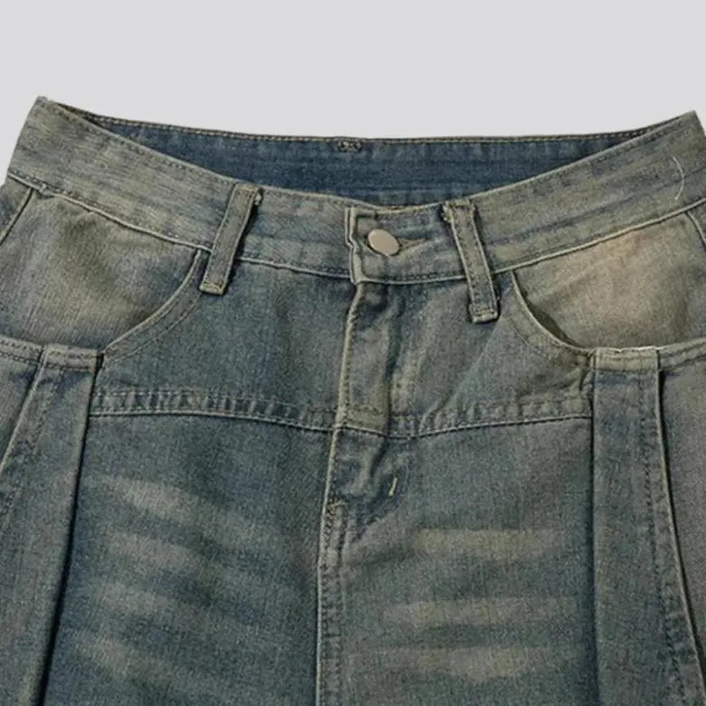 Vintage women's layered jeans