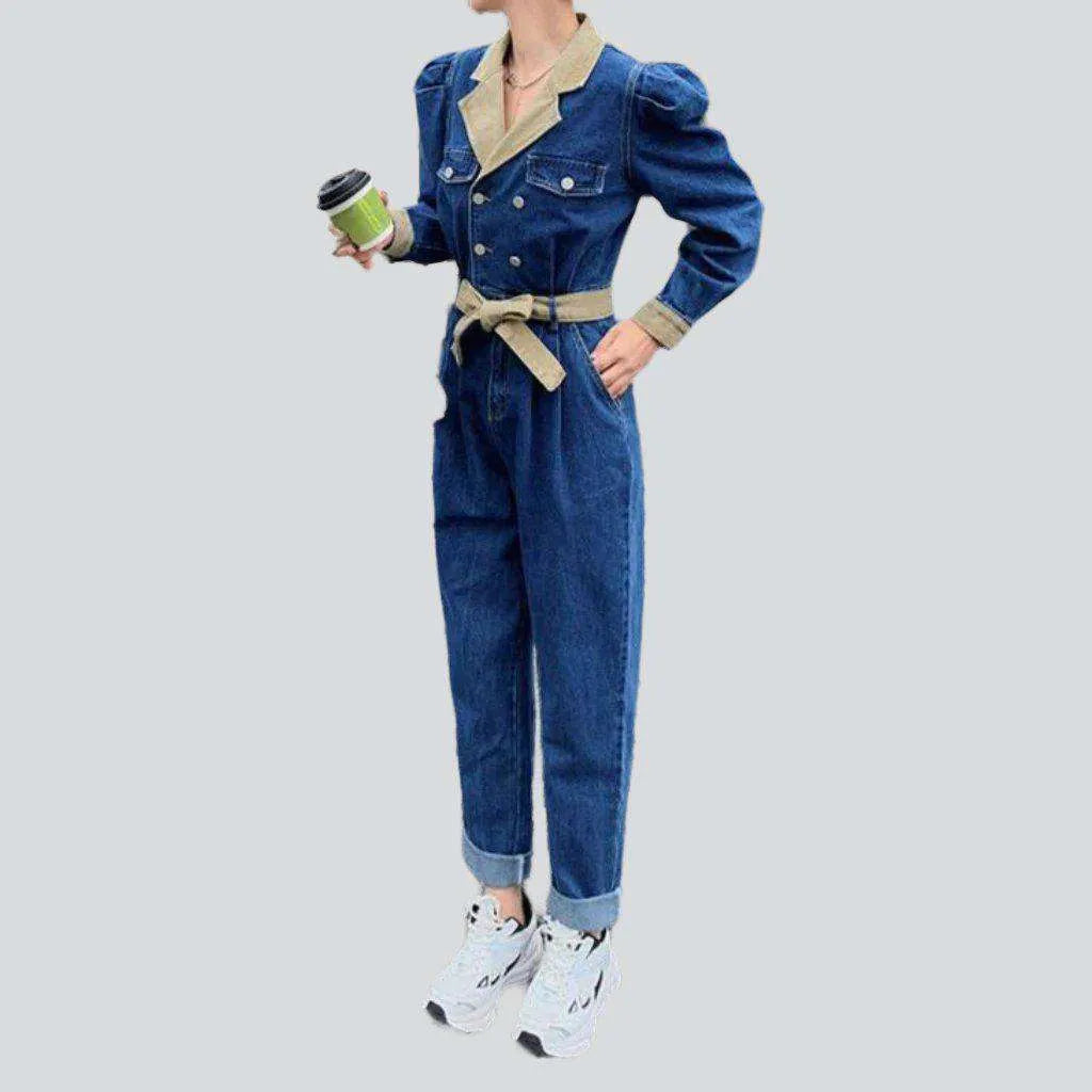 Women's classic jean jumpsuit