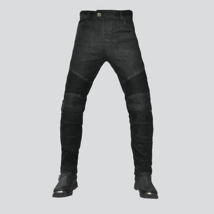 Casual biker jeans for men