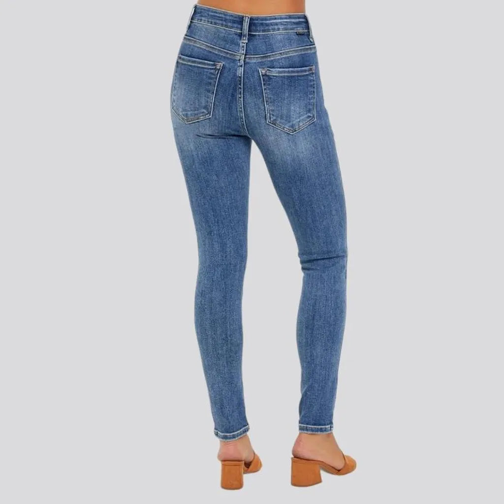 Skinny women's casual jeans