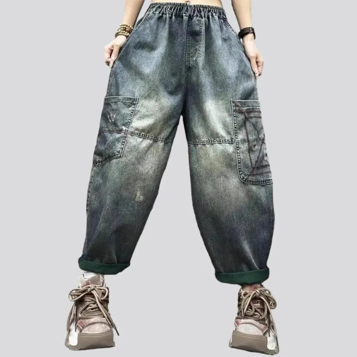 Fashion jeans pants for ladies