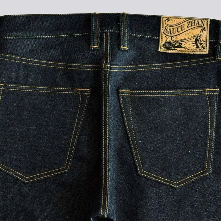 Straight 18oz men's self-edge jeans