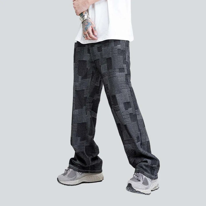 Hip-hop men's baggy jeans