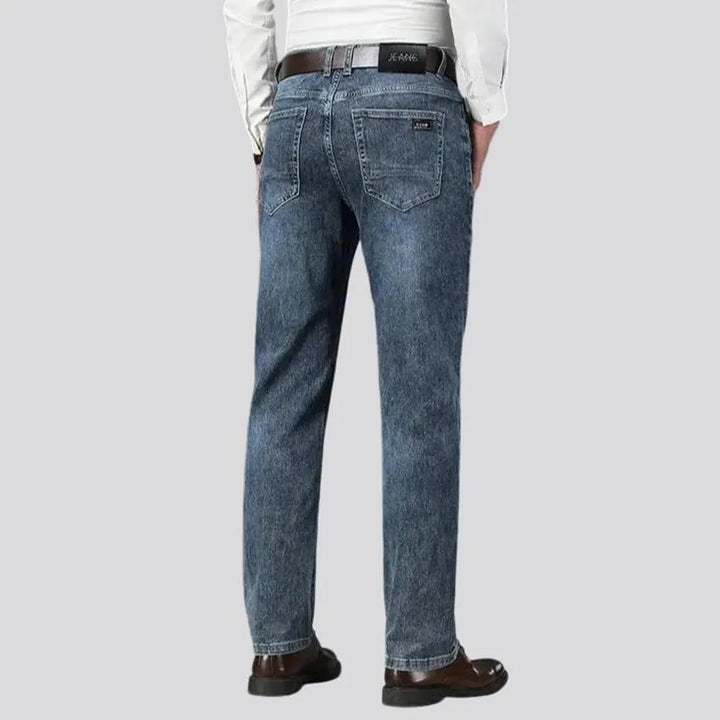 High rise jeans for men