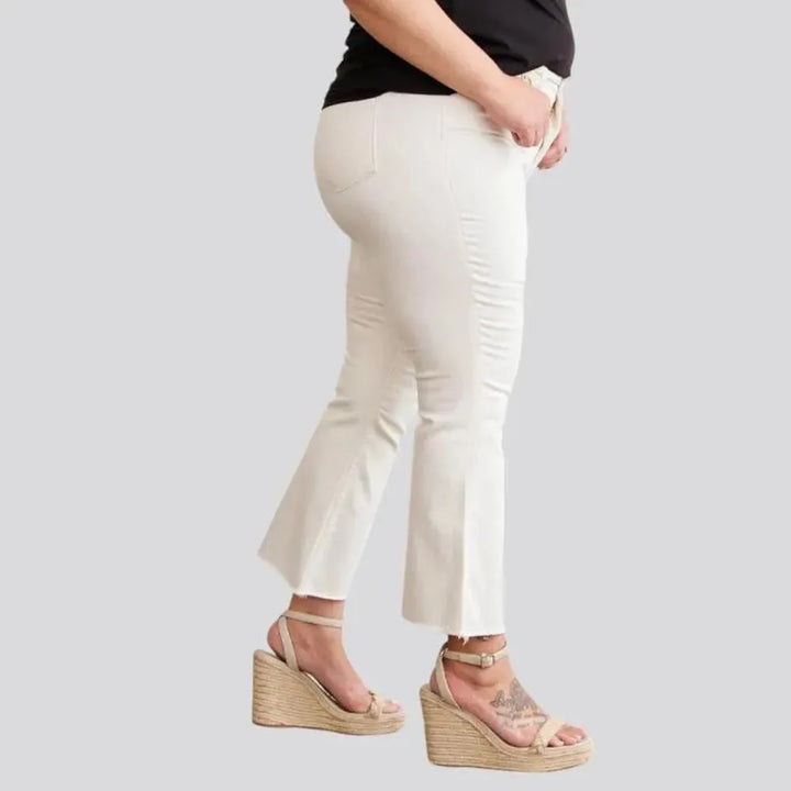 Color women's sand jeans