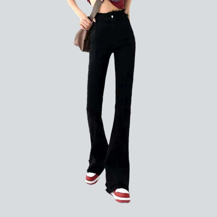 Street women's vintage jeans