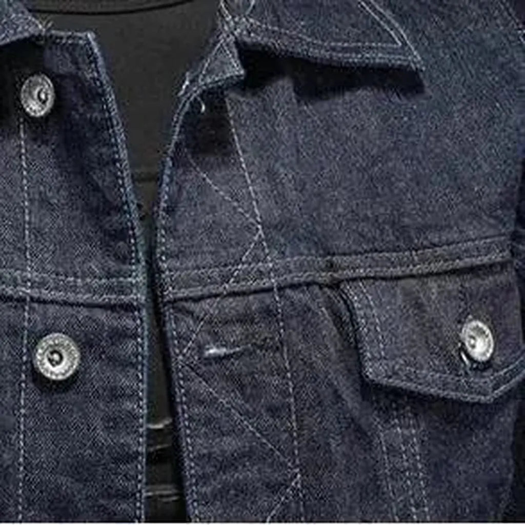 Slim denim jacket
 for men