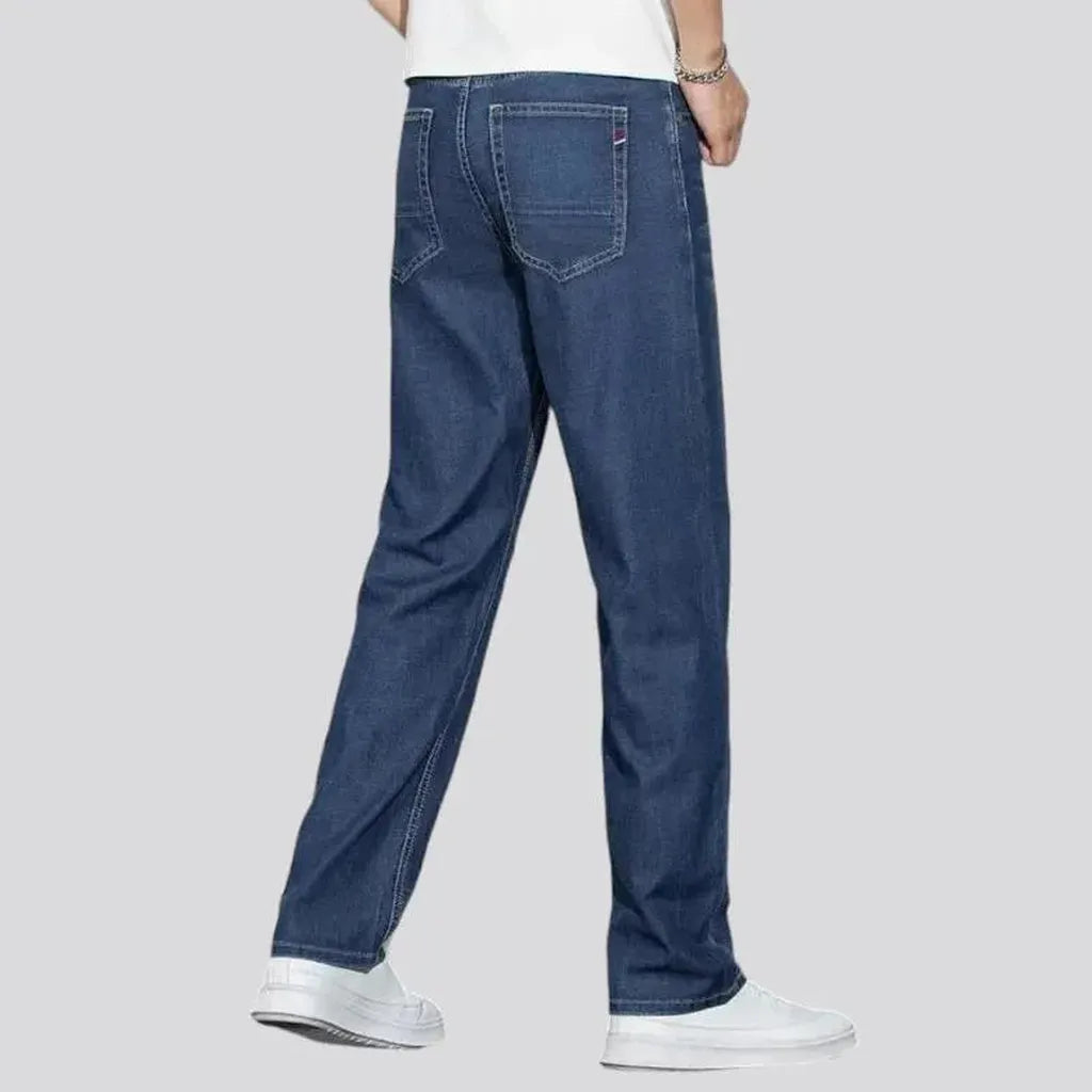 High-waist men's lyocell jeans