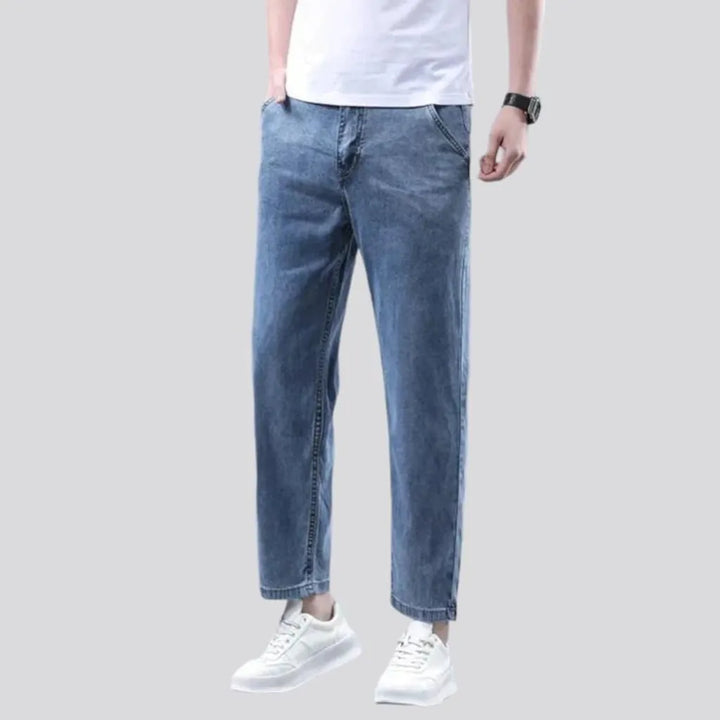 Straight men's ankle-length jeans