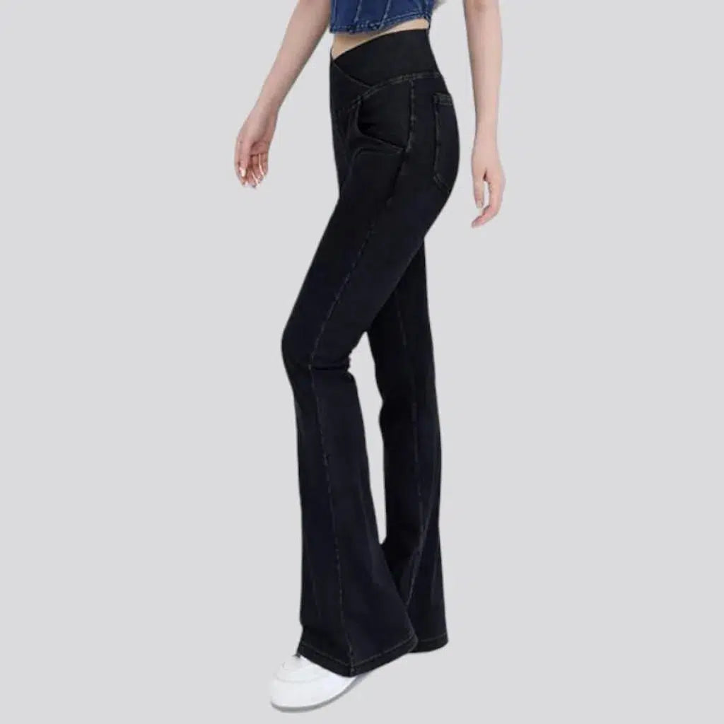 Street floor-length jeans
 for women