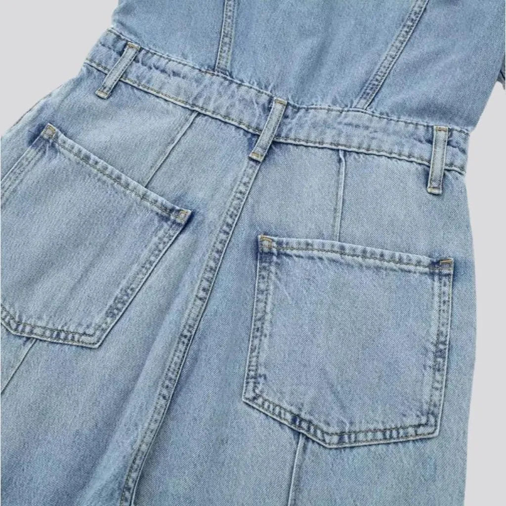 Denim jumpsuit for ladies