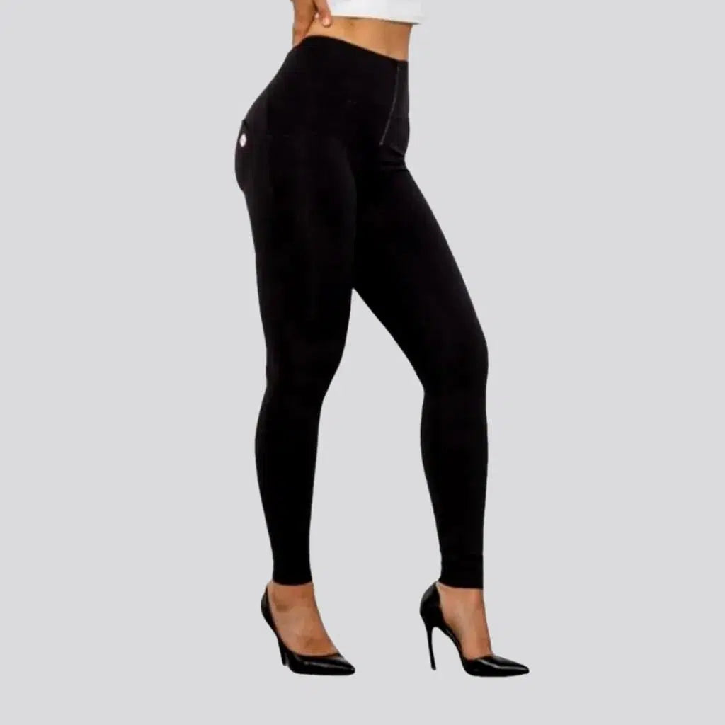 Black casual women's jeans leggings | Jeans4you.shop