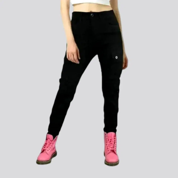 Black women's biker jeans | Jeans4you.shop