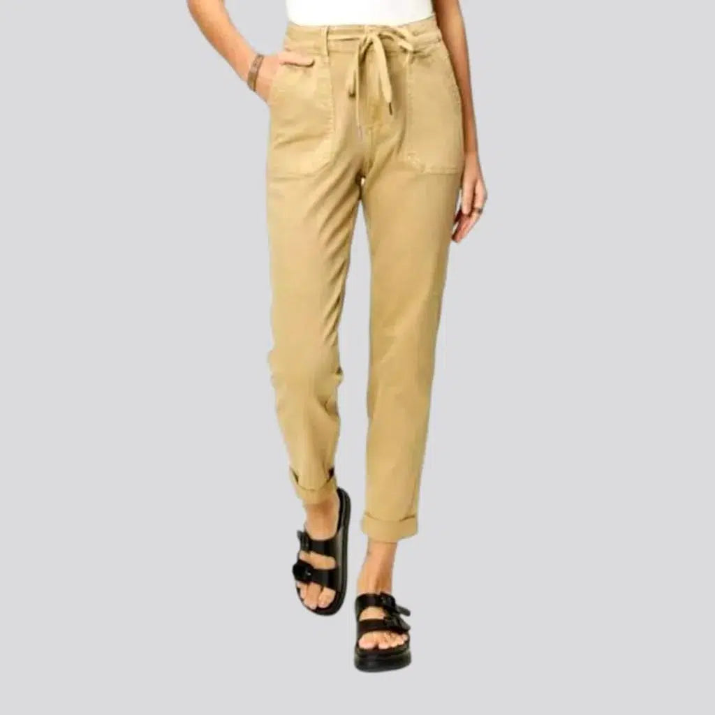 Color loose denim pants
 for women | Jeans4you.shop