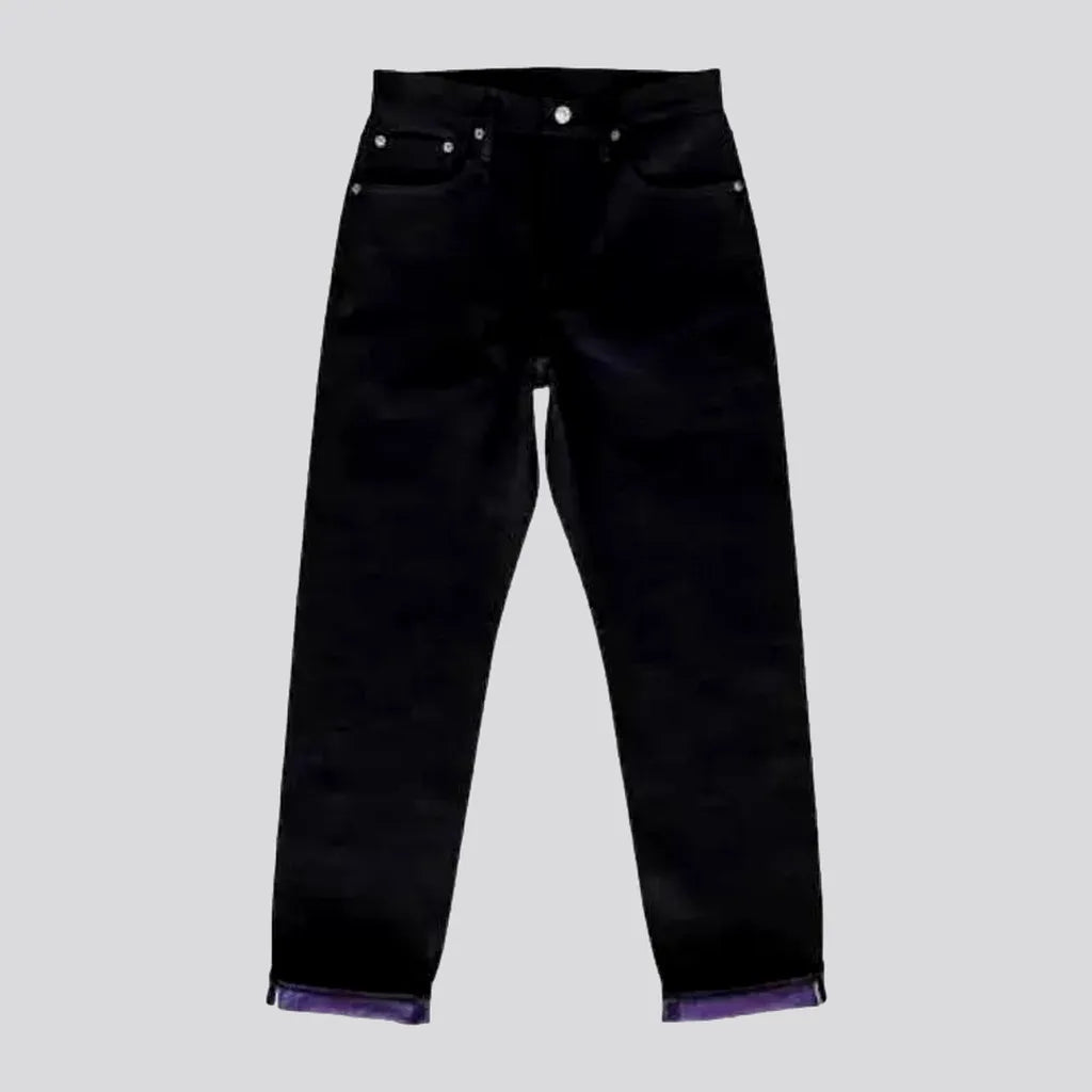 Dark-wash double-dyeing jeans for men | Jeans4you.shop