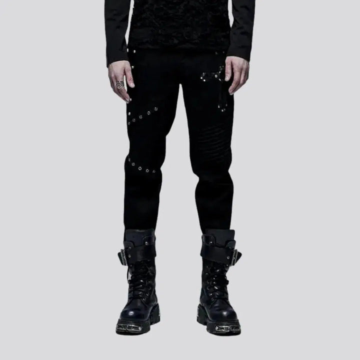 Embellished slim jeans
 for men | Jeans4you.shop