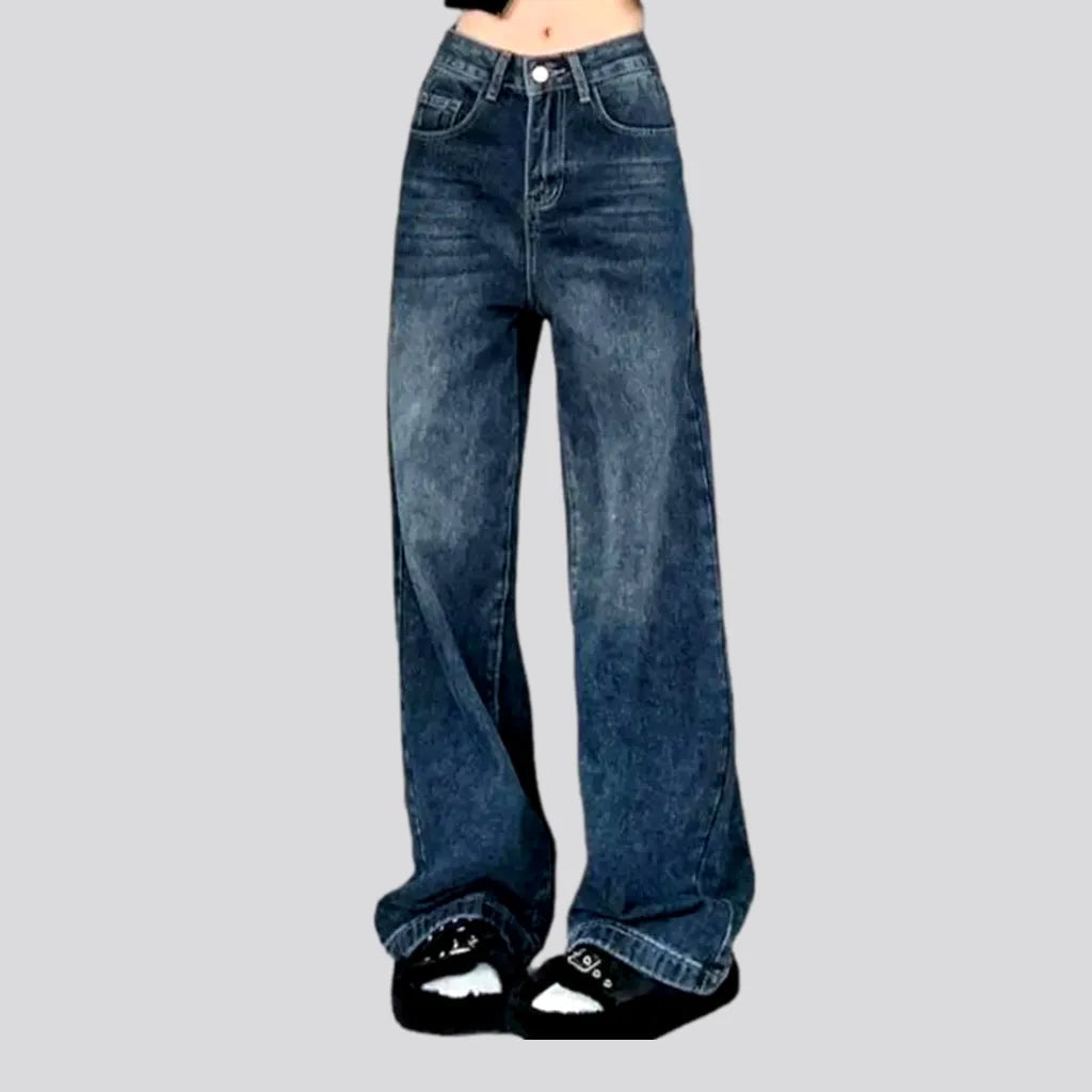 Fashion dark-wash jeans for ladies | Jeans4you.shop