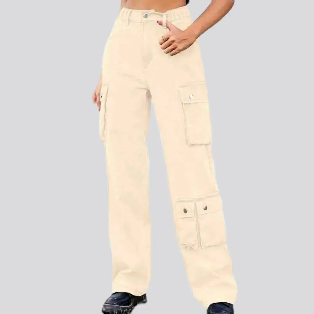 Fashion stonewashed denim pants for women | Jeans4you.shop