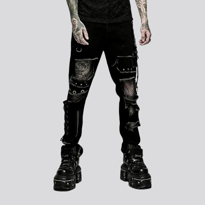 Gothic men's slim jeans | Jeans4you.shop