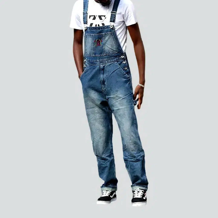 Denim dungaree for men