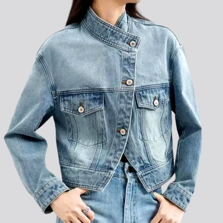 Light-wash vintage denim jacket for women | Jeans4you.shop