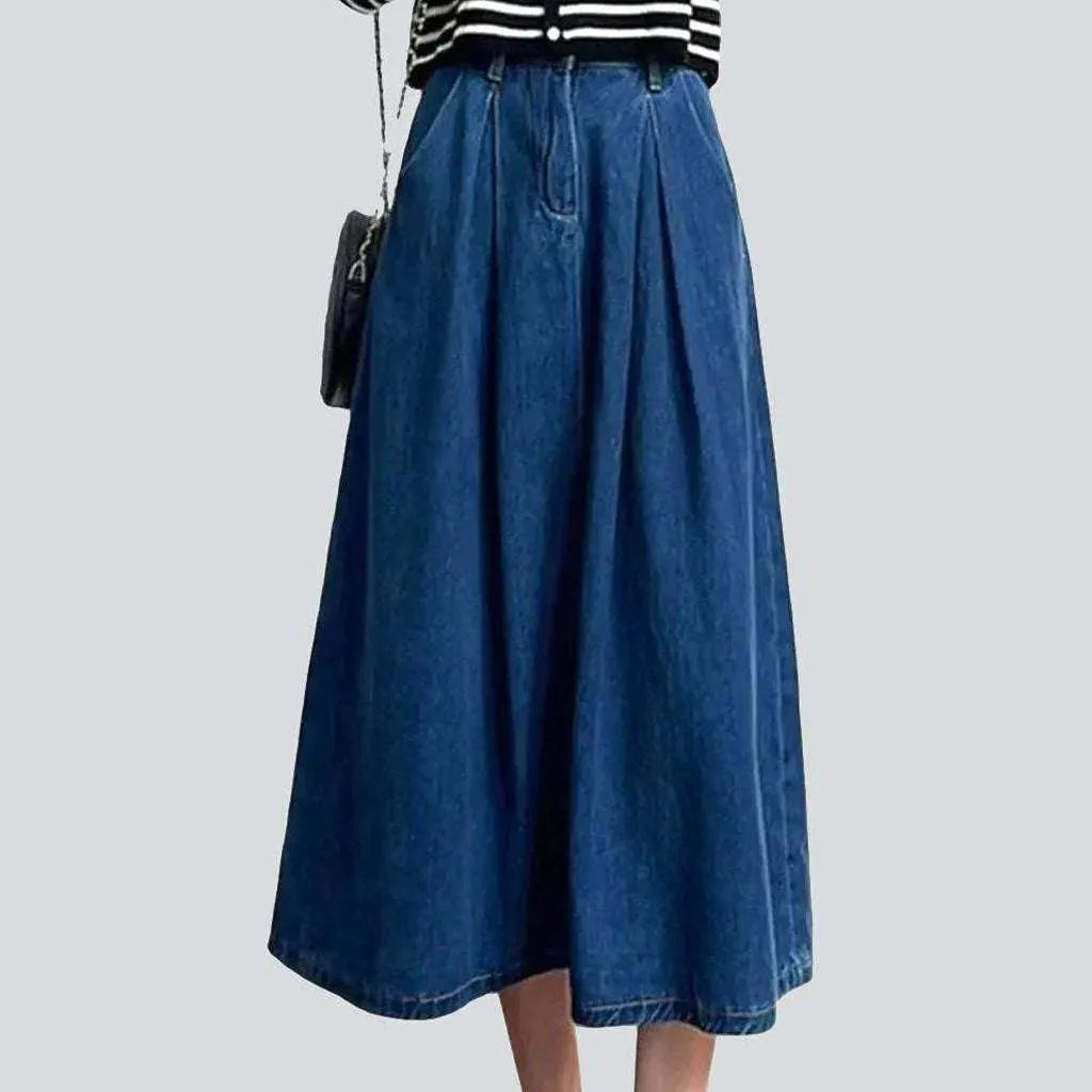 Medium wash medium-wash jeans skirt | Jeans4you.shop