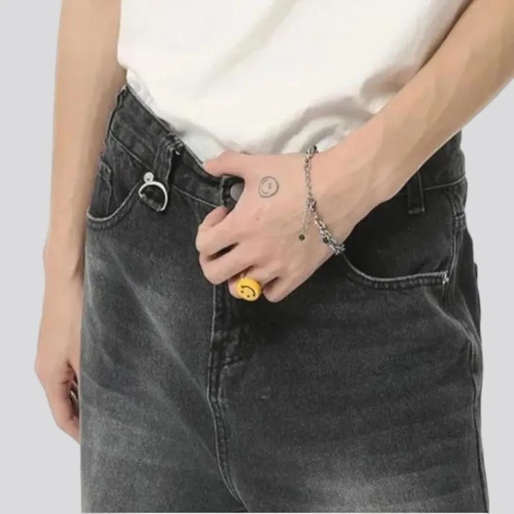 Retro sanded jeans
 for men