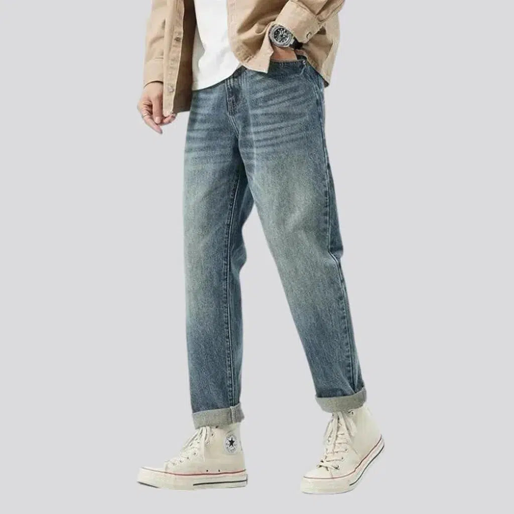 Vintage men's fashion jeans