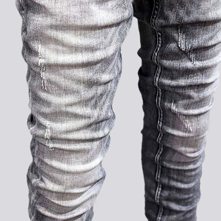 Men's sanded jeans