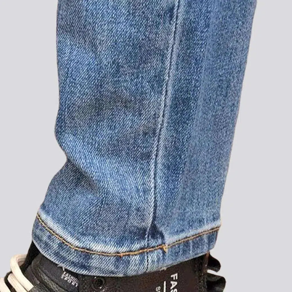 Distressed men's y2k jeans