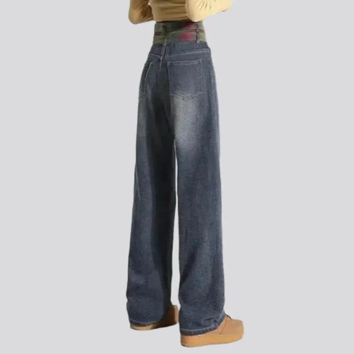 Medium-wash jeans
 for women