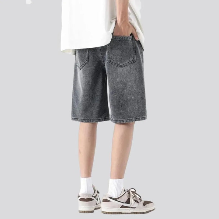 Baggy fashion men's jean shorts