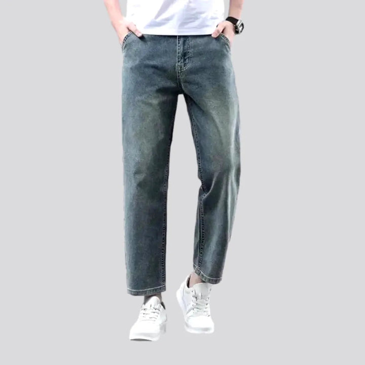 Sanded straight jeans
 for men | Jeans4you.shop