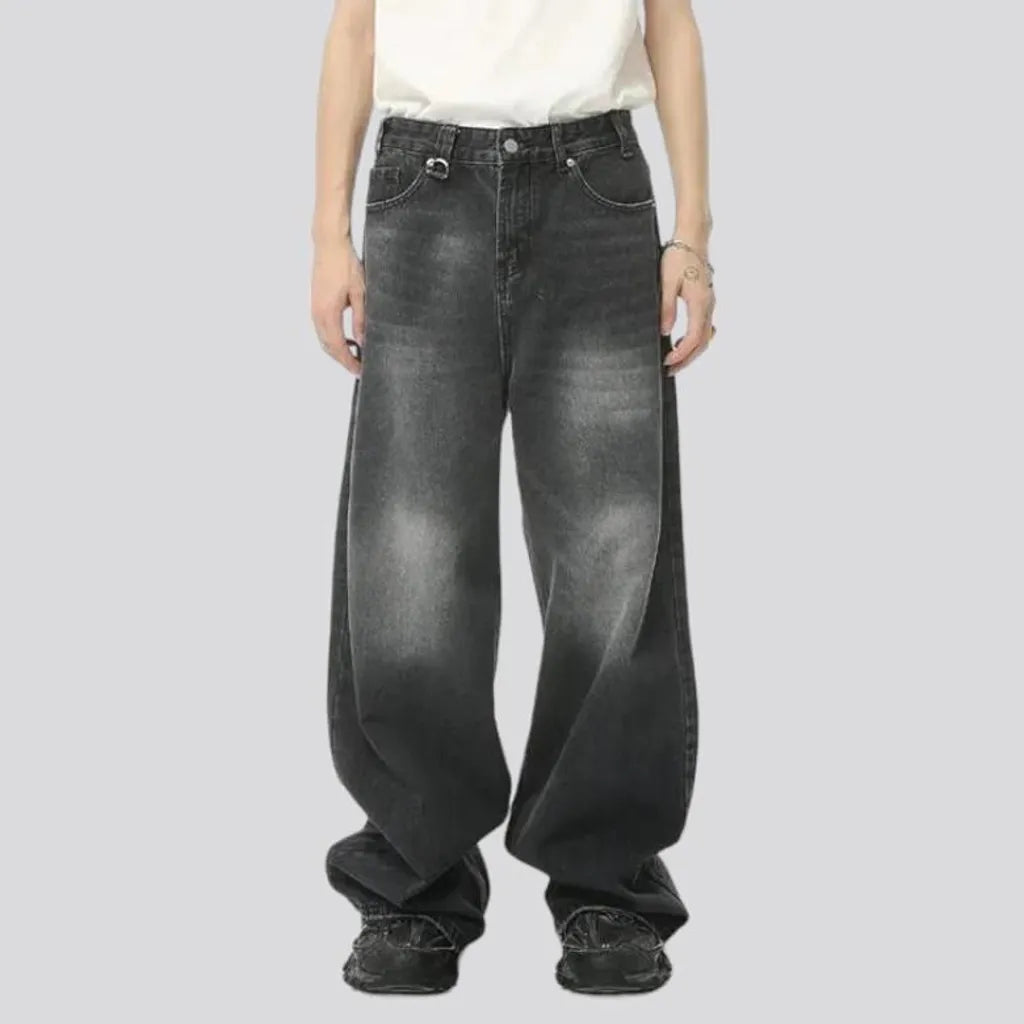 Retro sanded jeans
 for men