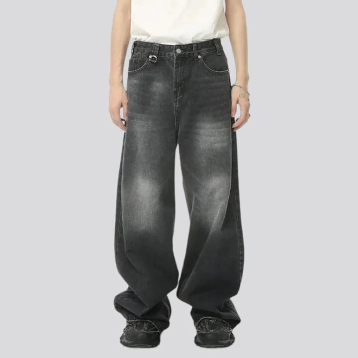 Retro sanded jeans
 for men