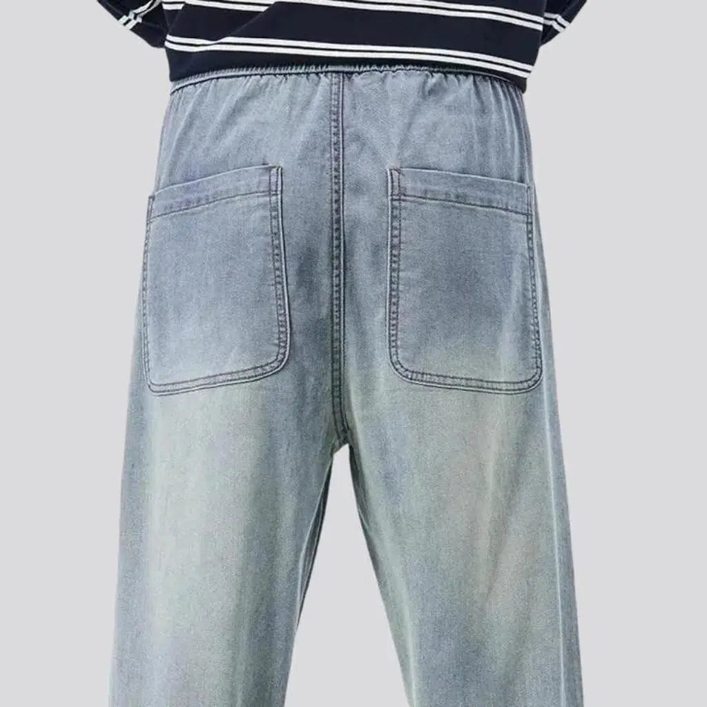 Hip-hop baggy jeans
 for men