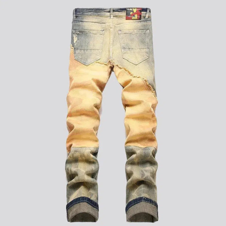 Stretchy men's y2k jeans