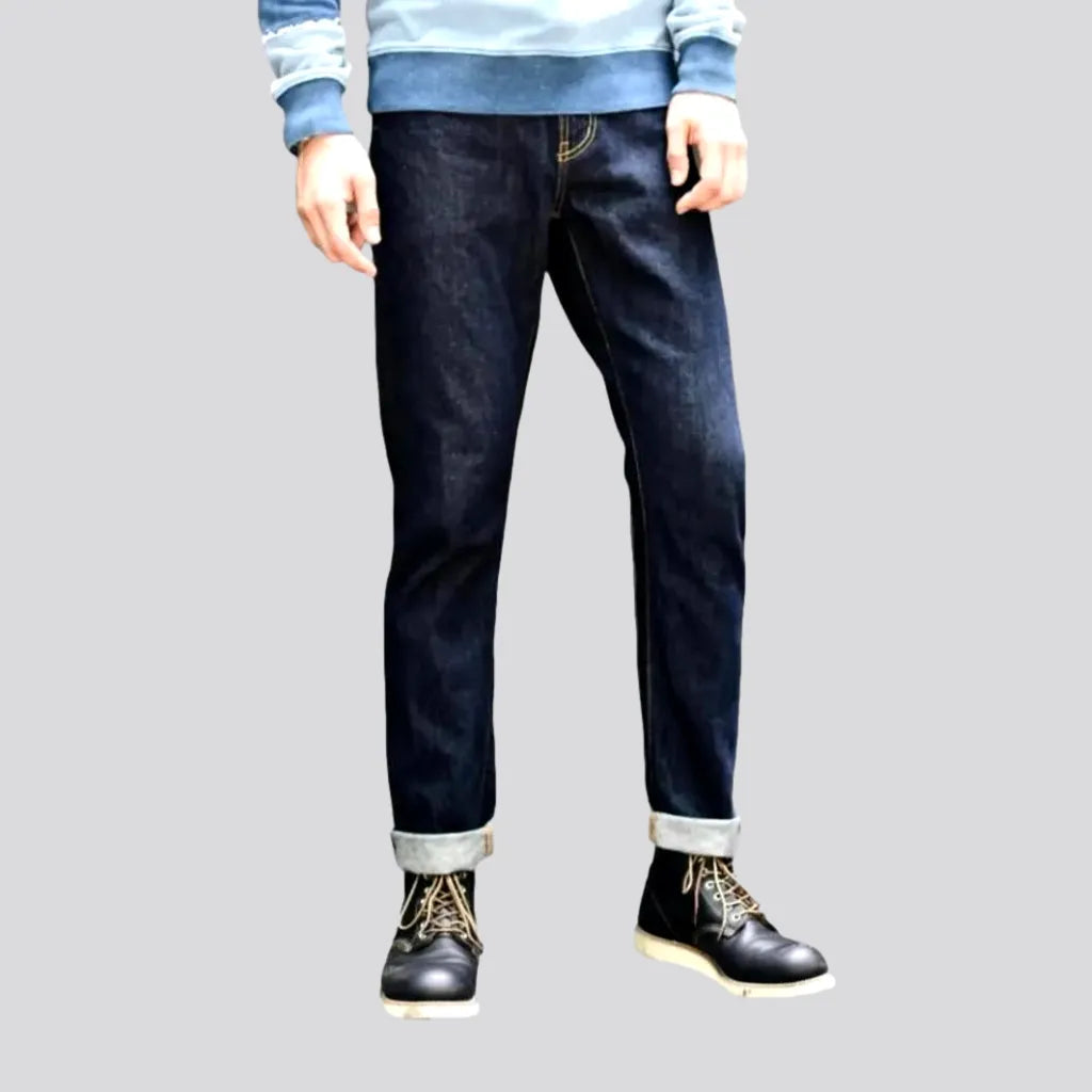Slim 12.5oz selvedge jeans
 for men | Jeans4you.shop