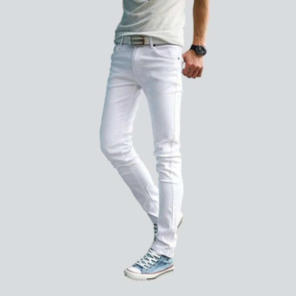 Slim fit men's white jeans | Jeans4you.shop