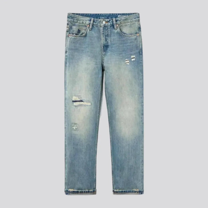 Straight heavyweight selvedge jeans for men | Jeans4you.shop