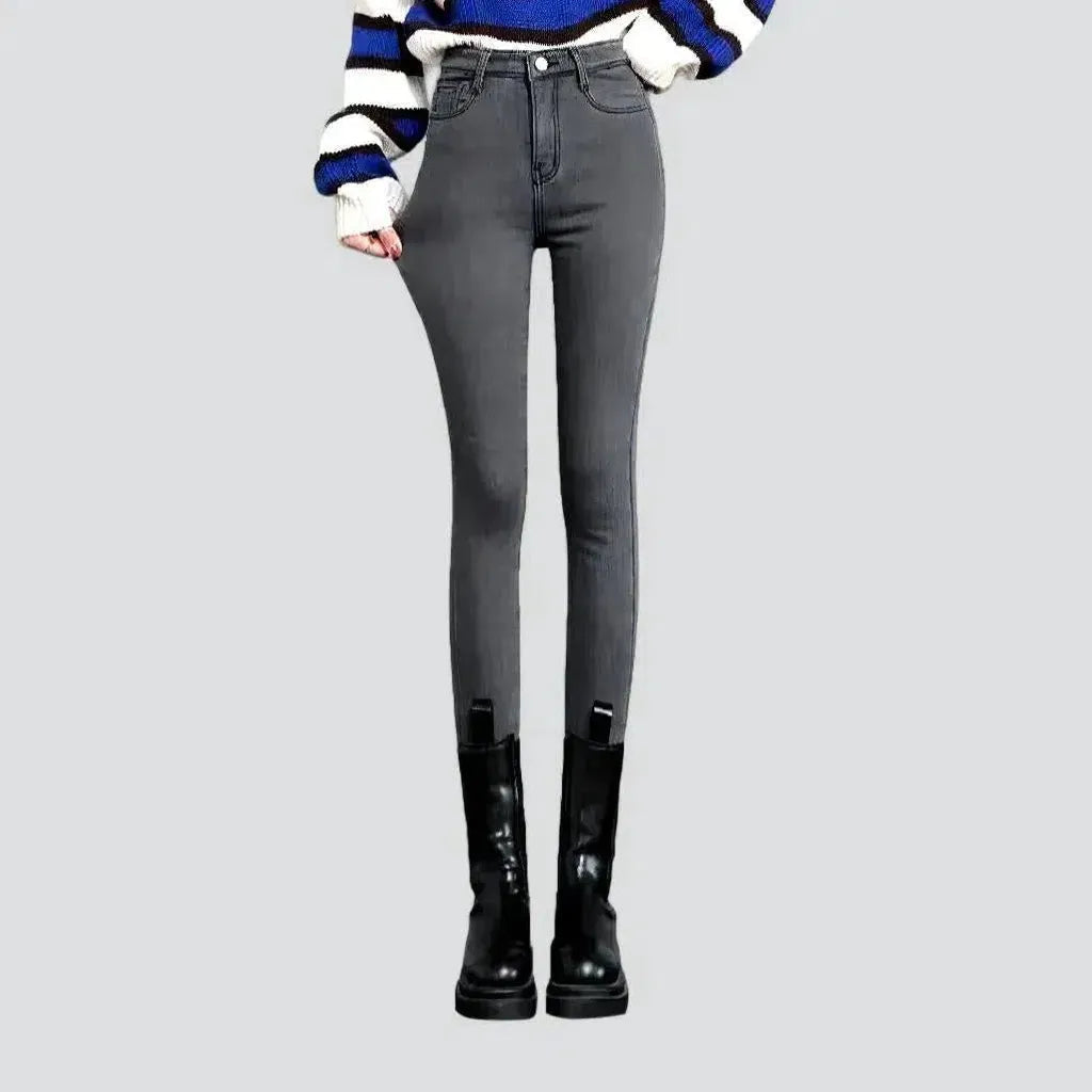 Street fleece jeans
 for women | Jeans4you.shop