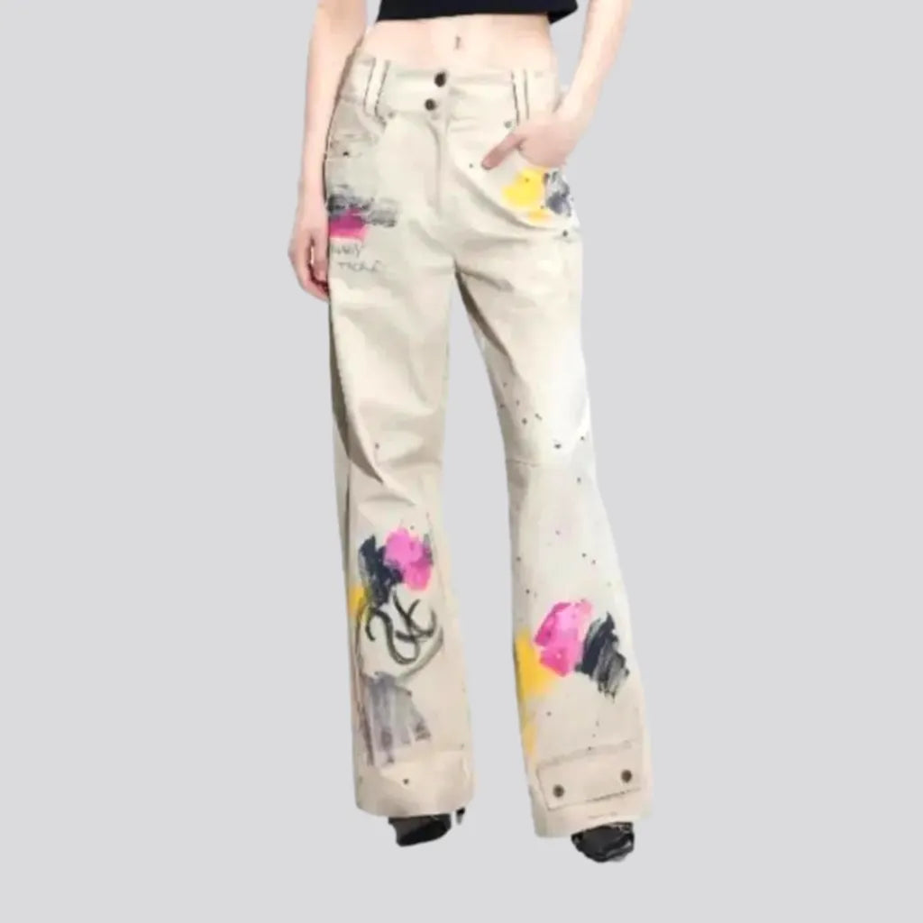 Street mid-waist denim pants
 for women | Jeans4you.shop
