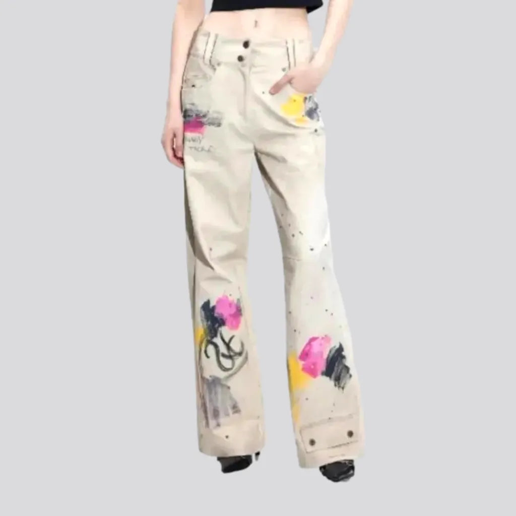 Street mid-waist denim pants for women | Jeans4you.shop