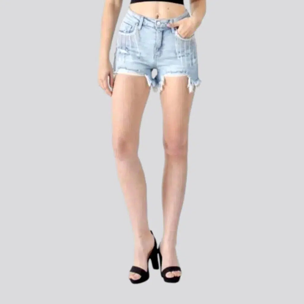 Y2k wide-leg women's jean shorts | Jeans4you.shop