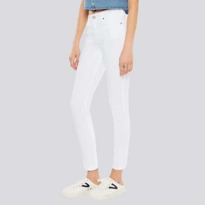 Women's white jeans