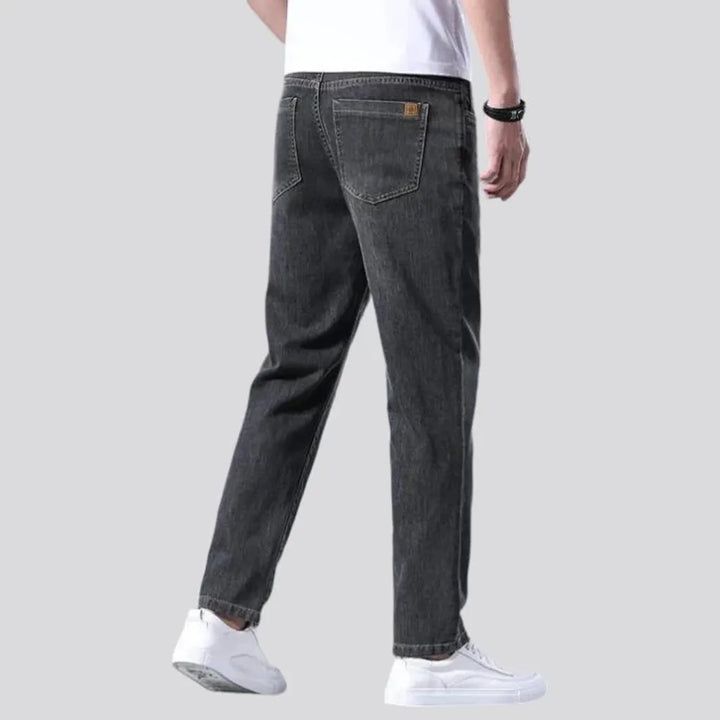 Sanded men's stretch jeans