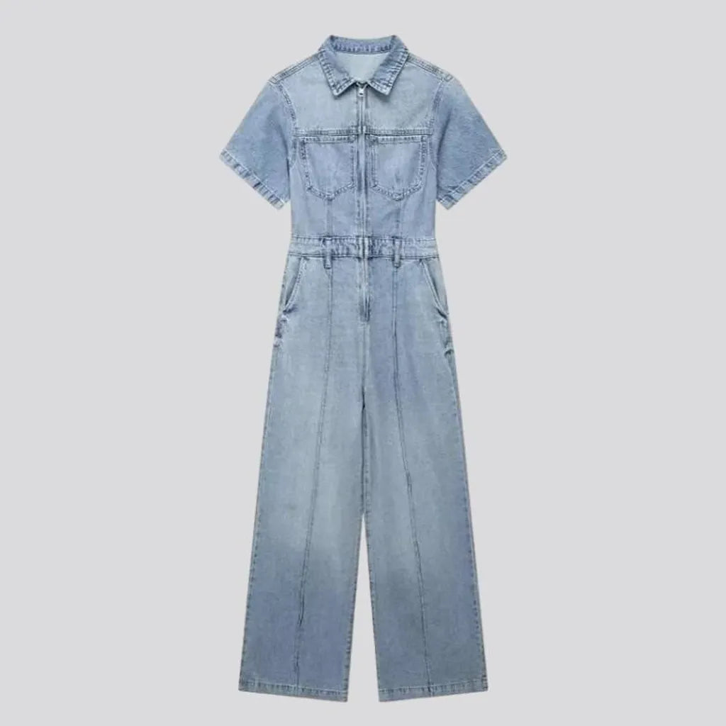 Denim jumpsuit for ladies